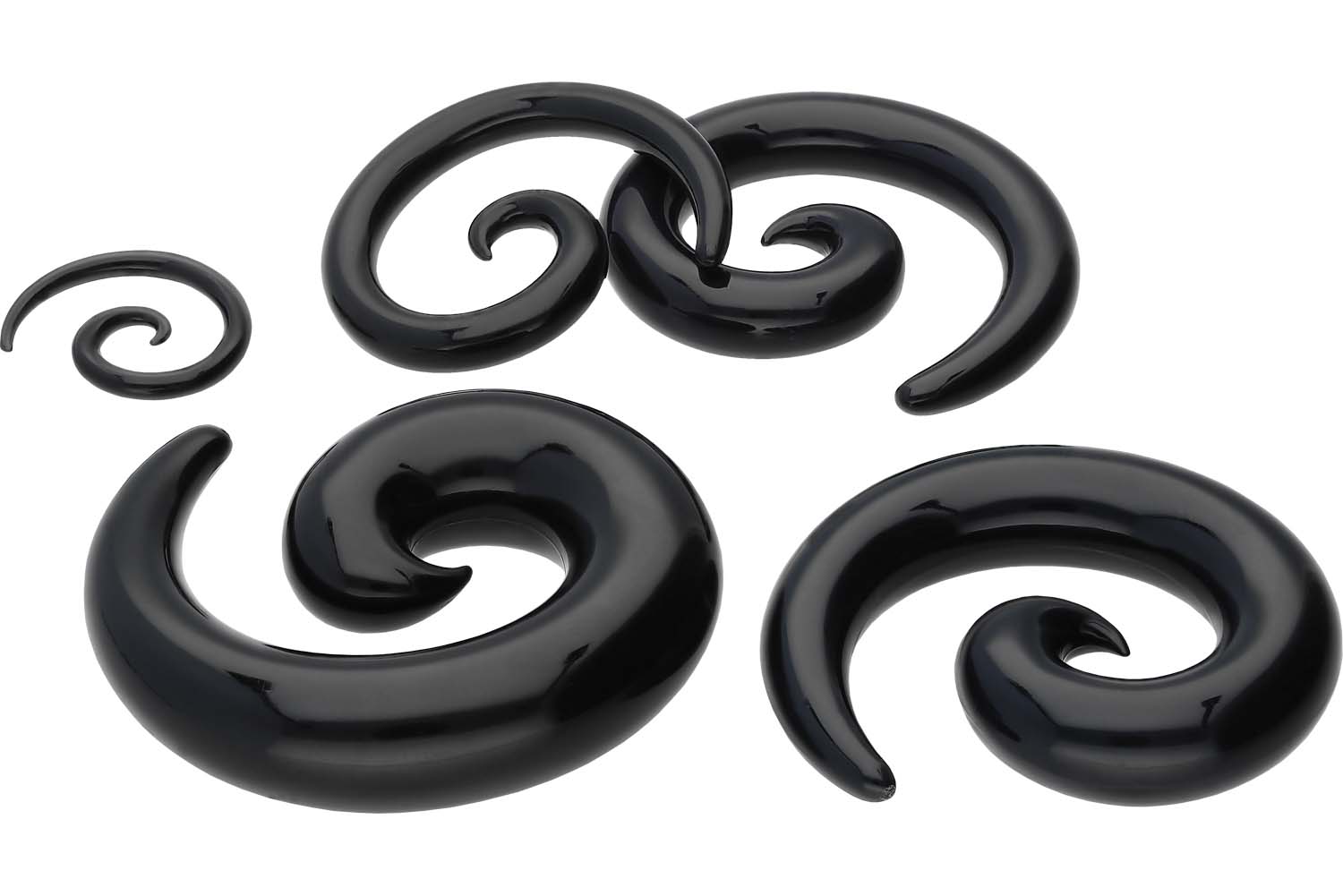 SET Acryl Dehnspirale von Piercingline